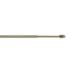 Astina per tenda Berlino a vite tonda 30/50 cm oro 2 pz