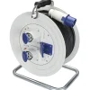 Avvolgicavo "roller" 1 presa bivalente e 2 prese IEC309 30 m