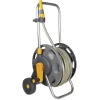 Avvolgitubo carrello assemblato con ruote e tubo 30 m