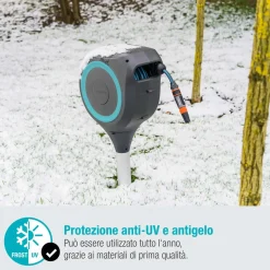 Avvolgitubo da giardino automatico Gardena Rollup M tubo da 20 m Ø 11 mm