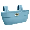 Balconiera Vibia Easy Hanger L blu in plastica 46x27x Ø 24 cm