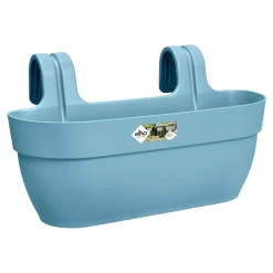 Balconiera Vibia Easy Hanger L blu in plastica 46x27x Ø 24 cm