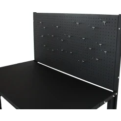 Banco da lavoro richiudibile in metallo 120x66,5x144 cm
