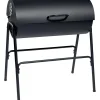 Barbecue a carbonella CMI nero con coperchio