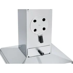 Barbecue a carbonella con base in acciaio 92x52x38,5 cm
