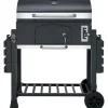 Barbecue a carbonella Jamestown Jaxon nero griglia 70x46cm