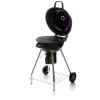 Barbecue a carbone Pupo 47 Sochef nero con coperchio