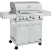 Barbecue a gas Jamestown Daven 4 bruciatori argento