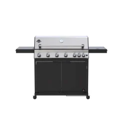 Barbecue a gas Jamestown Grill Kane 6 bruciatori 21 kW nero