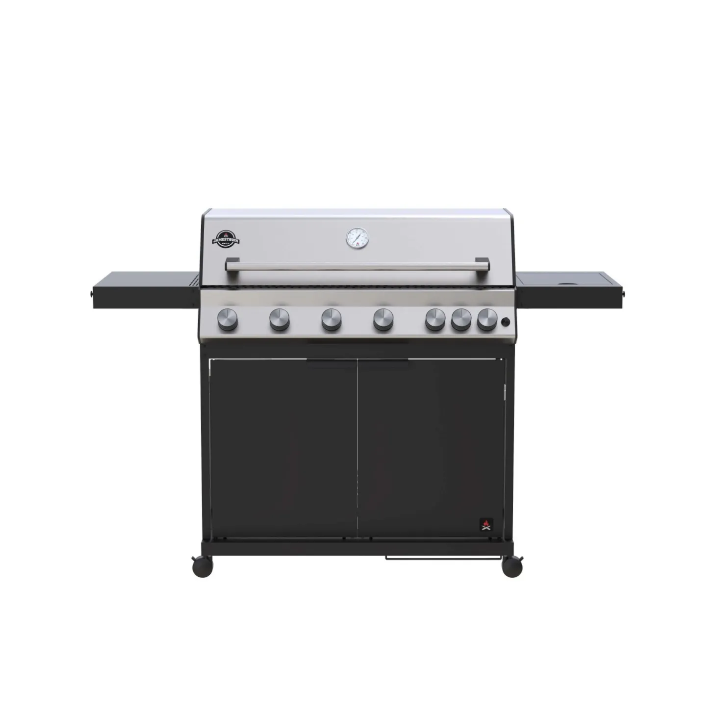 Barbecue a gas Jamestown Grill Kane 6 bruciatori 21 kW nero
