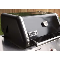 Barbecue a gas Weber Genesis E-315 3 bruciatori nero con ripiano laterale
