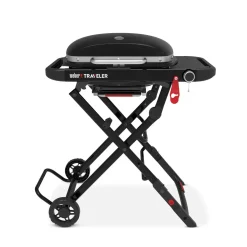 Barbecue a gas Weber Traveler Compact 1 bruciatore 3,5 kW nero