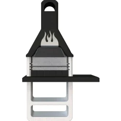 Barbecue in muratura Prometeo legna e carbonella griglia 67x40 cm