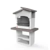 Barbecue in muratura Zara griglia 67 cm 114x64x170 cm cappuccino