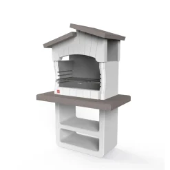 Barbecue in muratura Zara griglia 67 cm 114x64x170 cm cappuccino