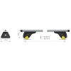 Barre portatutto Helio In-Rail L con kit Evos IA