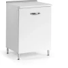 Base cucina 1 anta 60 cm bianco frassinato