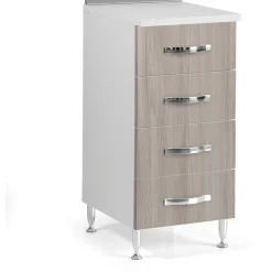 Base cucina 4 cassetti 40 cm olmo