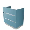 Base porta lavabo 3 cass. con appoggio a terra 84x50x85 cm opaco