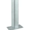 Base in metallo per recinzione in WPC 8cmx16cm