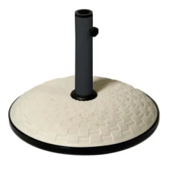 Base per ombrellone 50 cm con tubo beige