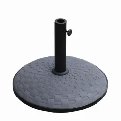 Base per ombrellone 50 cm con tubo grigio