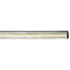 Bastone per tenda in ferro 160 cm avorio e oro Ø 20 mm