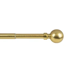Bastone per tende Kit Sfera 120/210 x Ø 1,9/1,6 cm cromo oro satinato