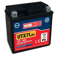 Batteria avviamento moto moto Usag X7-BS 12V 6Ah