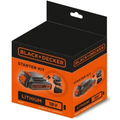 Batteria e Caricabatterie Black+Decker Starter Kit 18 V 1,5 Ah