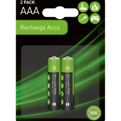 Batteria NiMH AAA 2 pz