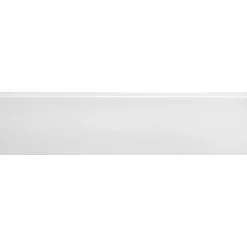 Battiscopa in gres porcellanato Bianco Lucido 8x33,3 cm