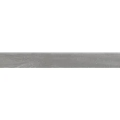 Battiscopa in gres porcellanato Boheme grigio chiaro 7,5x60,4 cm