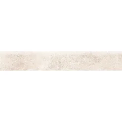 Battiscopa in gres porcellanato Calcis cream 7,5x60 cm