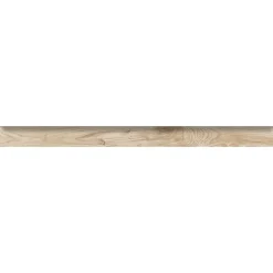 Battiscopa in gres porcellanato EaEcowood Faggio 6,5x80 cm