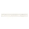 Battiscopa in gres porcellanato EaRoman Stone Bianco 7,5x60 cm