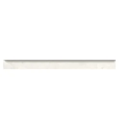 Battiscopa in gres porcellanato EaRoman Stone Bianco 10x119,8 cm
