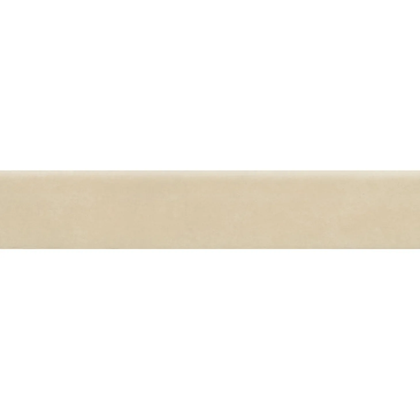 Battiscopa in gres porcellanato Glamour crema 8x45 cm