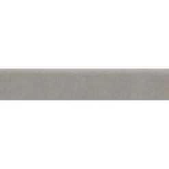 Battiscopa in gres porcellanato Glamour grigio 8x45 cm