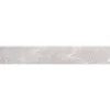 Battiscopa in gres porcellanato Marmo grigio lucido 8x50 cm