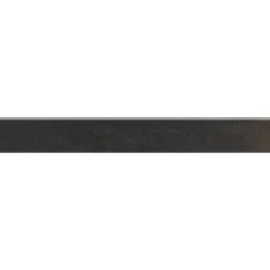 Battiscopa in gres porcellanato Metallic nero 7,5x60,4 cm