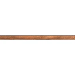 Battiscopa in gres porcellanato Tiglio17 marrone 7,5x62 cm