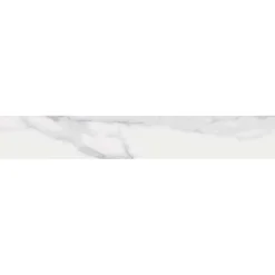 Battiscopa in gres porcellanato venato grigio smaltato lucido 9x60 cm