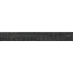 Battiscopa Trame in gres porcellanato antracite 7 cm x 60 cm