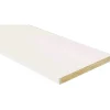 Battisedia in mdf rivestito bianco 12 cm