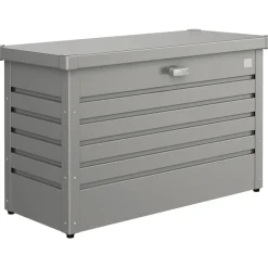 Baule da esterno Biohort 101x46x61 cm grigio quarzo metallizzato