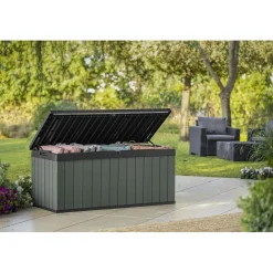 Baule da esterno Darwin 120G 142x65x64 cm 454 l verde