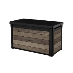Baule da esterno Deco 100G 123x62x71 cm 380 l noce