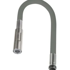 Beccuccio rubinetto cucina silicone ABS 2 funzioni Matanzas 485 mm acciaio