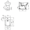 Bidet Ideal Standard i.Life A a filo pavimento